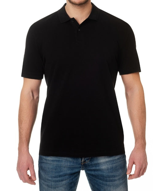 Auraska Black Polo T-Shirt