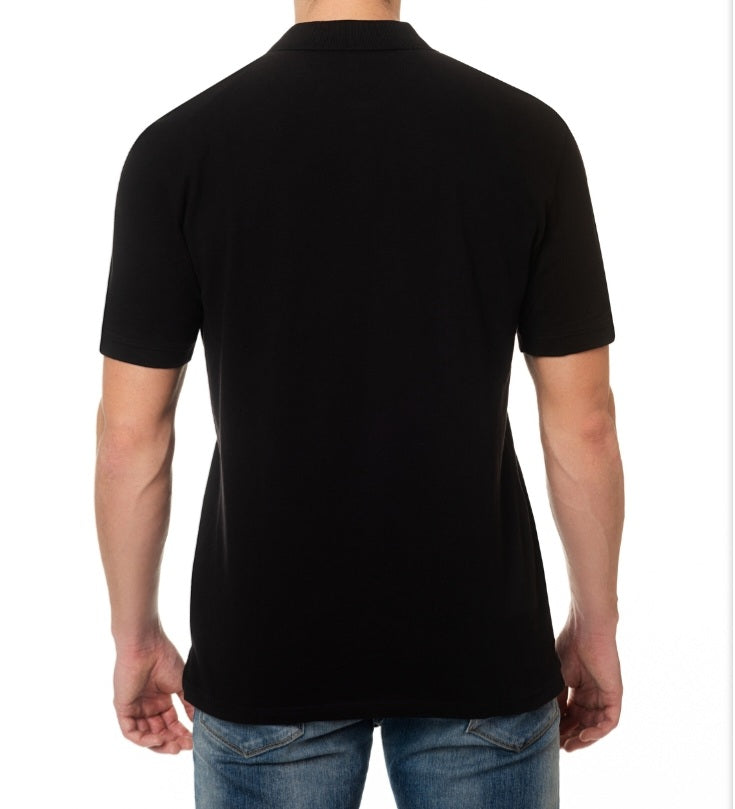 Auraska Black Polo T-Shirt