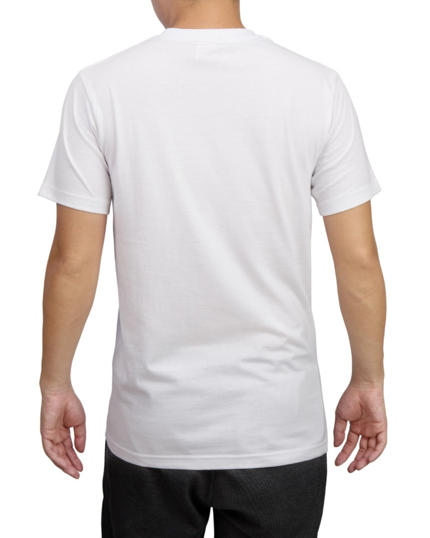 Auraska Pure Cotton White Casual T-Shirt